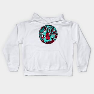 Turqred Circle of Music Kids Hoodie